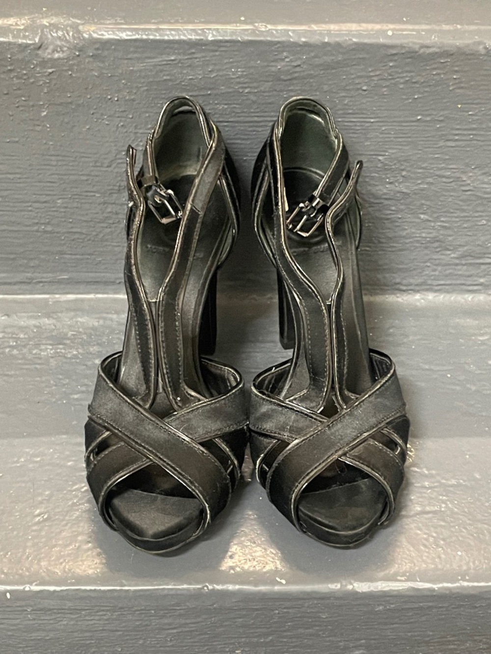 Tory Burch Runway Block high heels with straps